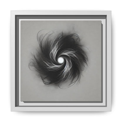The Thought Before Fear - 8”x8” Framed Canvas