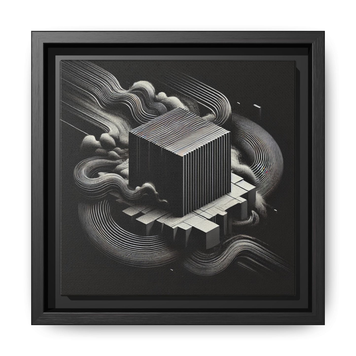 The Foundation of Support (444) - 8”x8” Framed Canvas