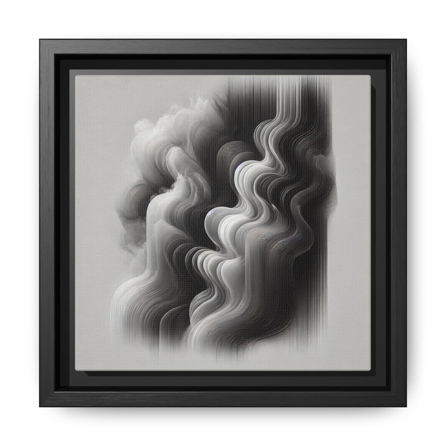 The Veil of Shadows - 8”x8” Framed Canvas