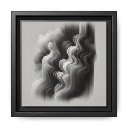 The Veil of Shadows - 8”x8” Framed Canvas