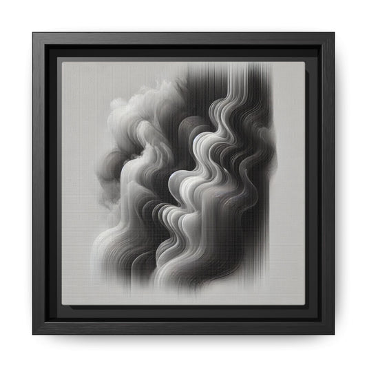 The Veil of Shadows - 8”x8” Framed Canvas