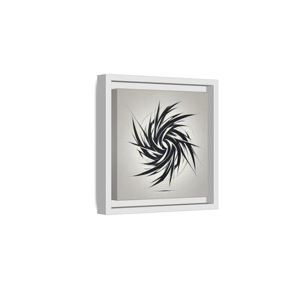 Embracing the Chaos - 8”x8” Framed Canvas