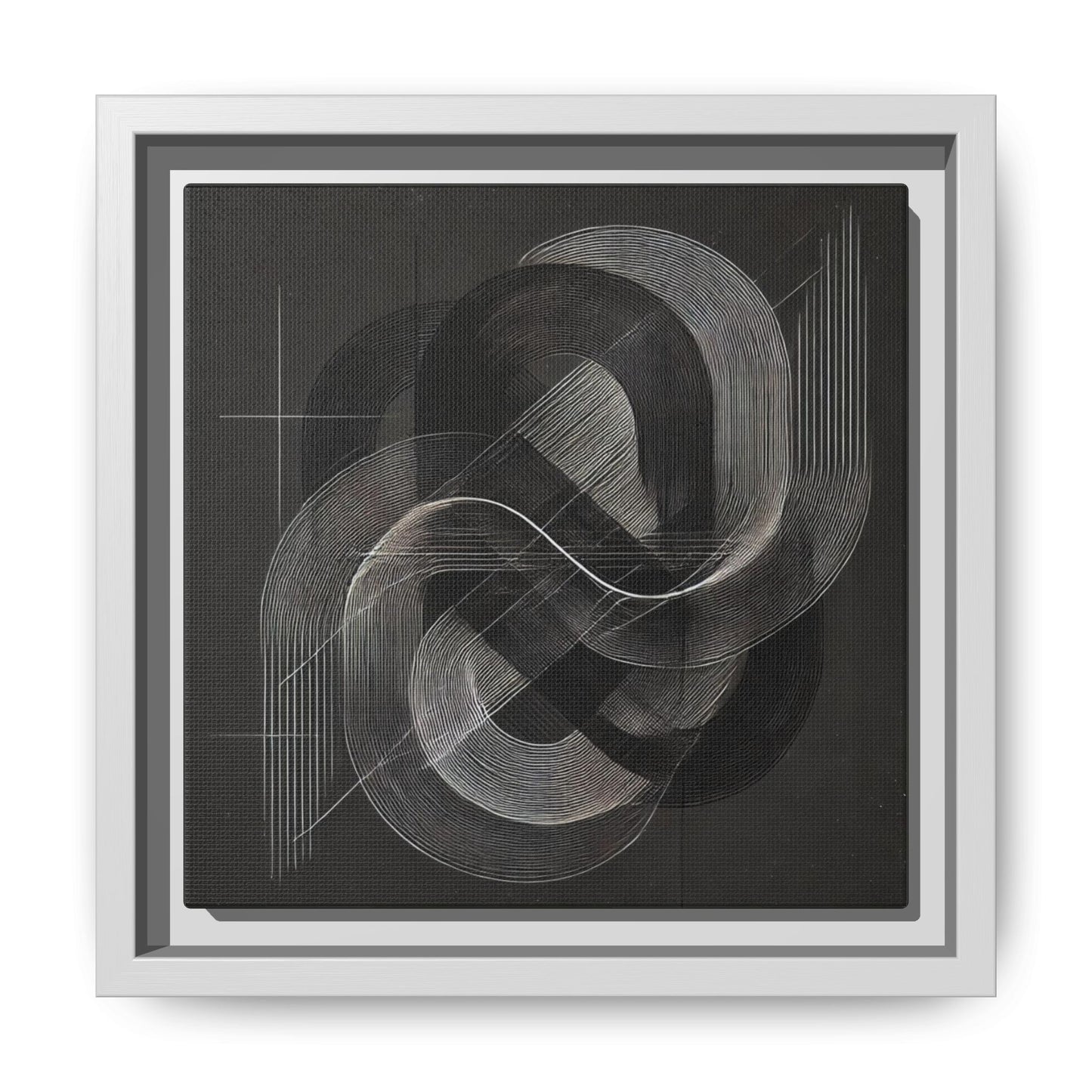 Unseen Paths - 8”x8” Framed Canvas