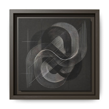 Unseen Paths - 8”x8” Framed Canvas