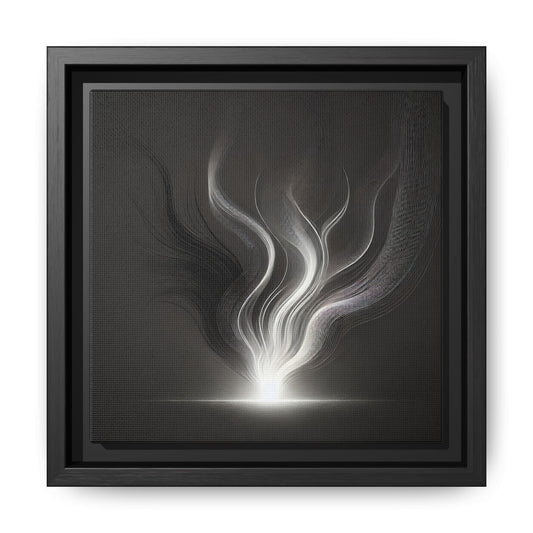 The Release of the Past - 8”x8” Framed Canvas