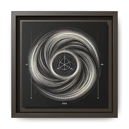 The Awakening Number (666) - 8”x8” Framed Canvas