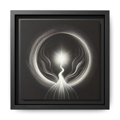 The Portal of Awareness (1111) - 8”x8” Framed Canvas