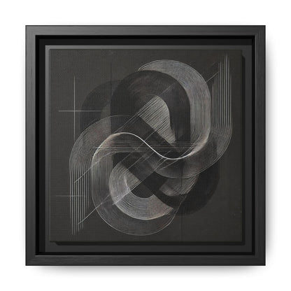 Unseen Paths - 8”x8” Framed Canvas