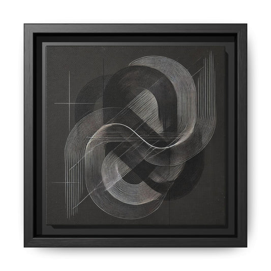 Unseen Paths - 8”x8” Framed Canvas