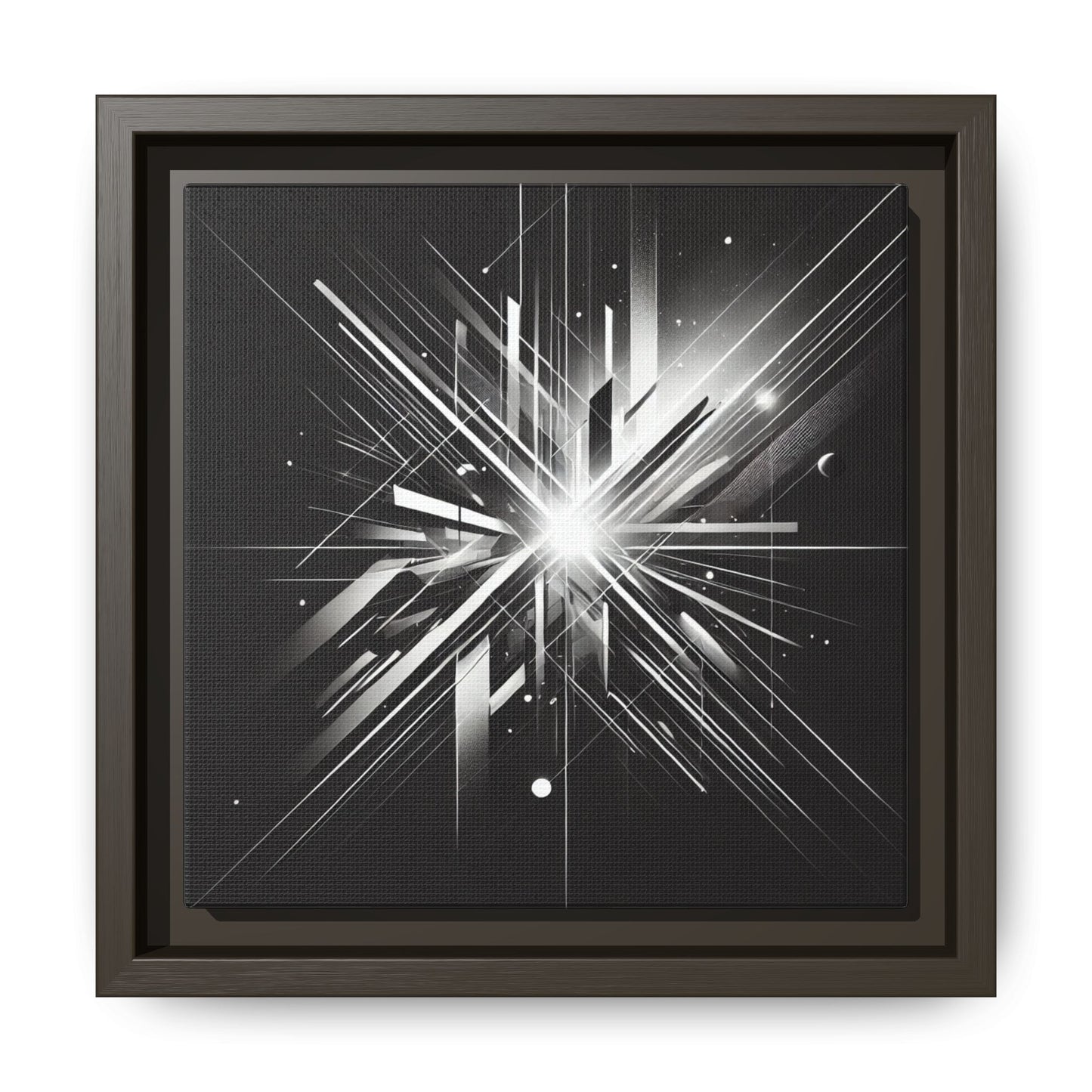 Fragments of Light - 8”x8” Framed Canvas
