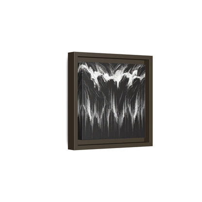 The Weight of Anger - 8”x8” Framed Canvas