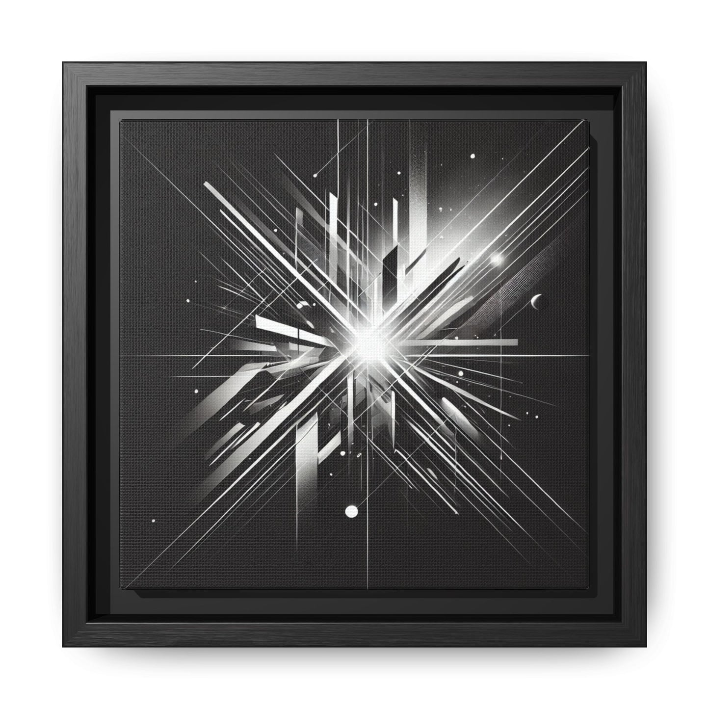 Fragments of Light - 8”x8” Framed Canvas