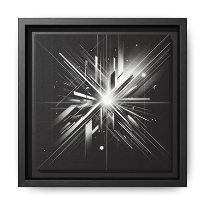 Fragments of Light - 8”x8” Framed Canvas