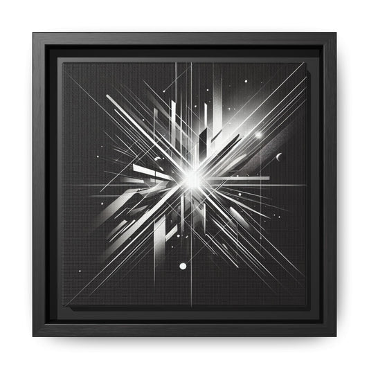 Fragments of Light - 8”x8” Framed Canvas