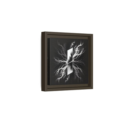 The Reflection of Fear - 8”x8” Framed Canvas
