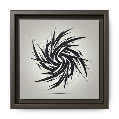 Embracing the Chaos - 8”x8” Framed Canvas