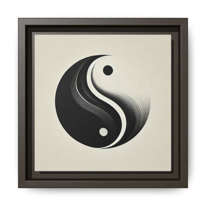 The Harmony of Duality (222) - 8”x8” Framed Canvas