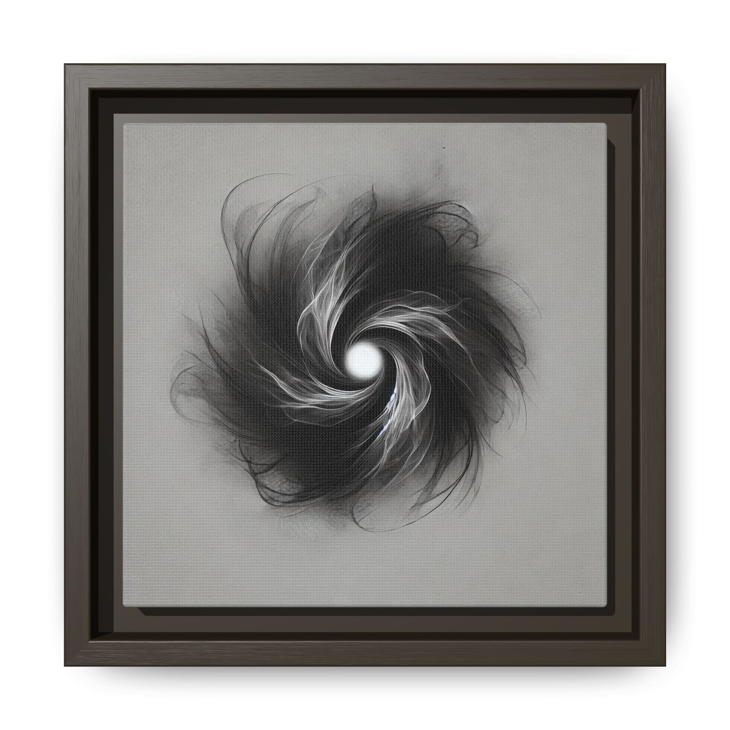 The Thought Before Fear - 8”x8” Framed Canvas