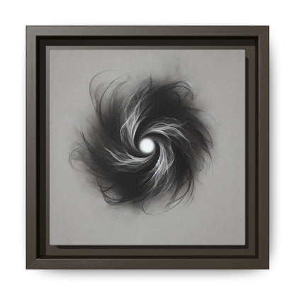 The Thought Before Fear - 8”x8” Framed Canvas