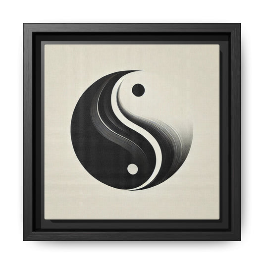 The Harmony of Duality (222) - 8”x8” Framed Canvas