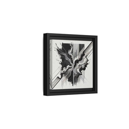 Fractured Harmony - 8”x8” Framed Canvas