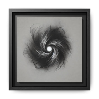 The Thought Before Fear - 8”x8” Framed Canvas