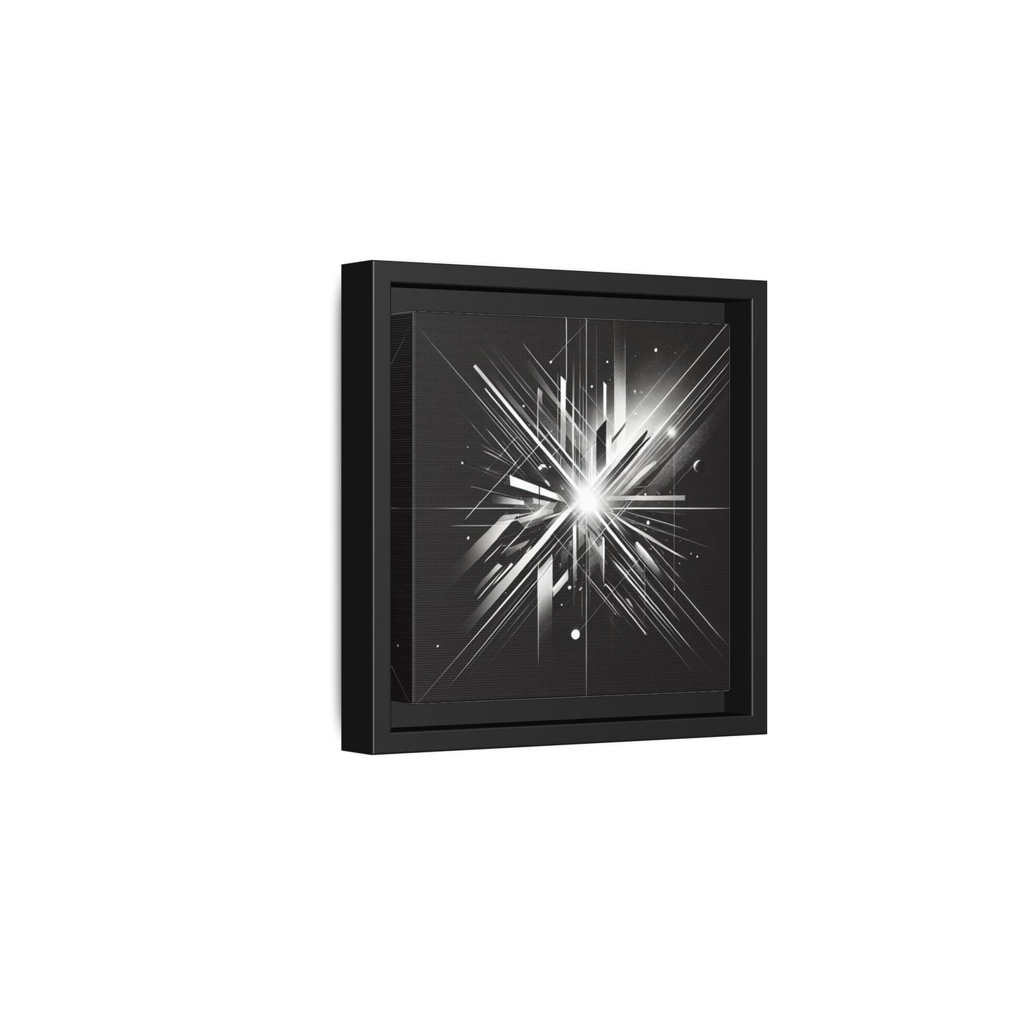 Fragments of Light - 8”x8” Framed Canvas